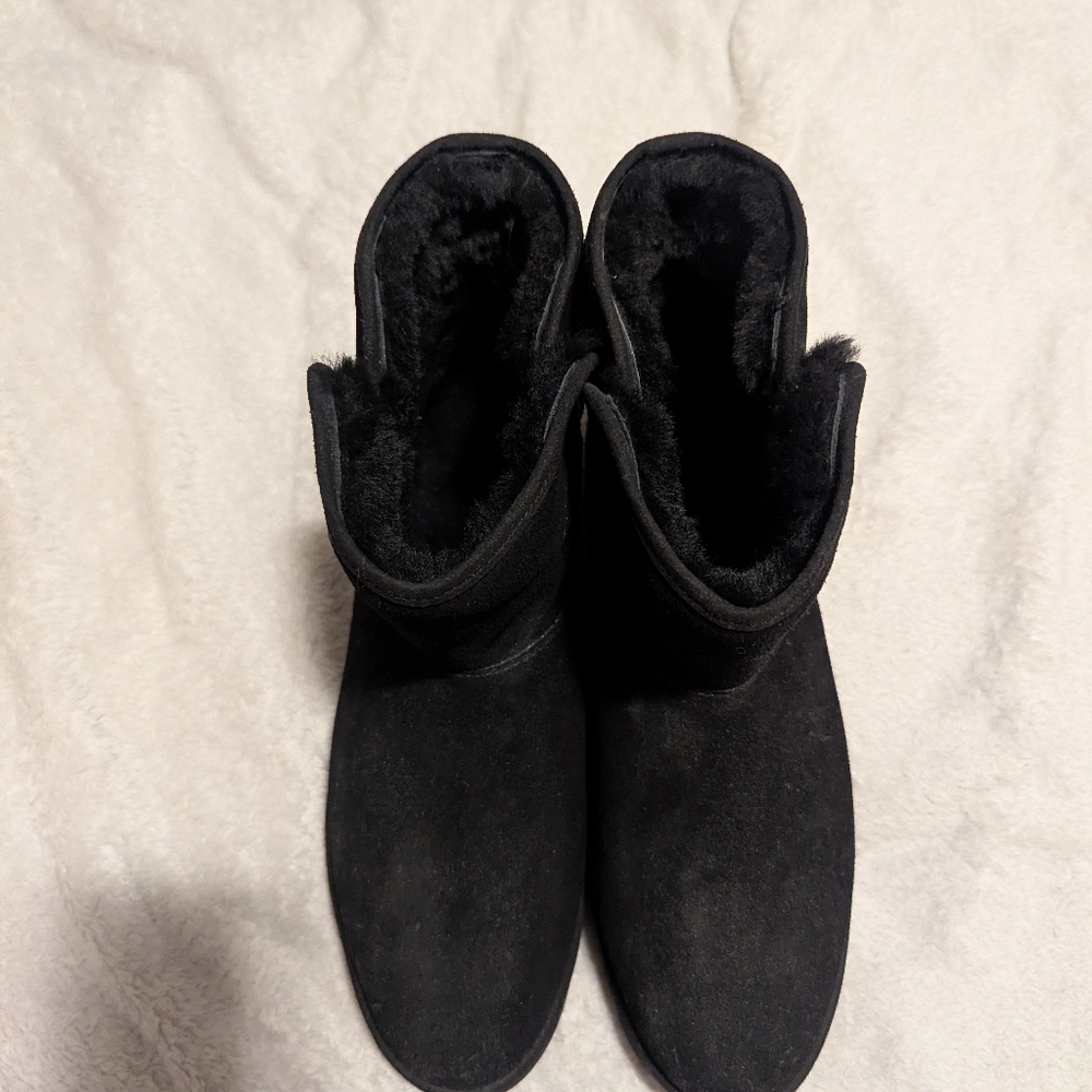 UGG Cory II Women's Black Suede Shearling Boots